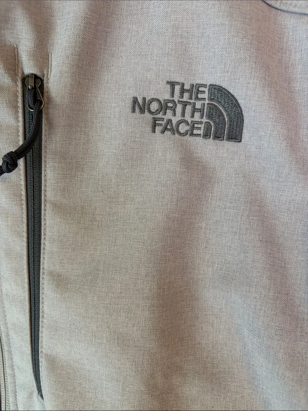 XL The North Face Men's Light Gray Performance Softshell Jacket APEX Bionic!